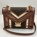 Crossbody Designer By Michael Kors In Brown, Size:Small