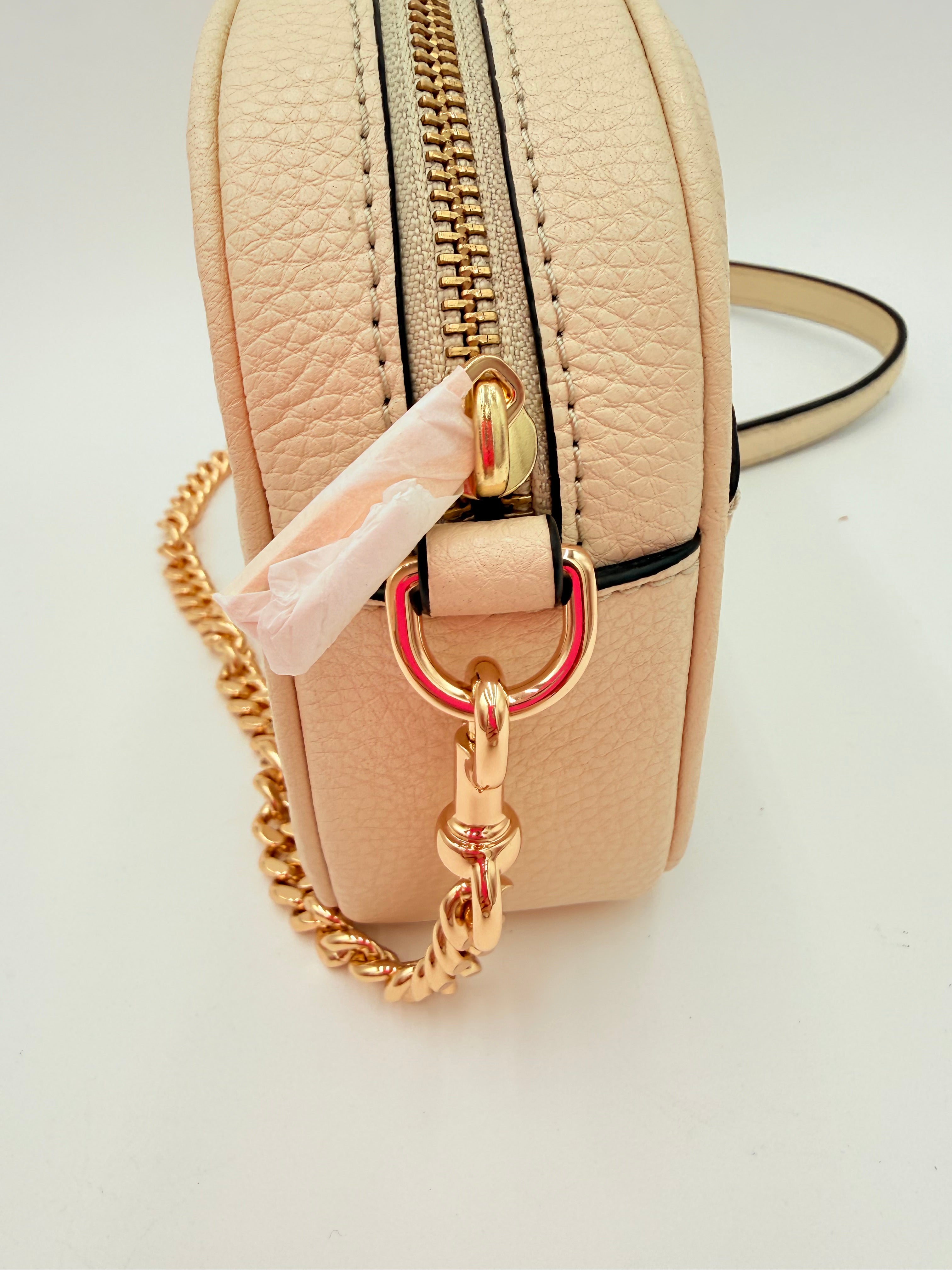 Crossbody Luxury Designer By Marc Jacobs In Cream, Size:Small