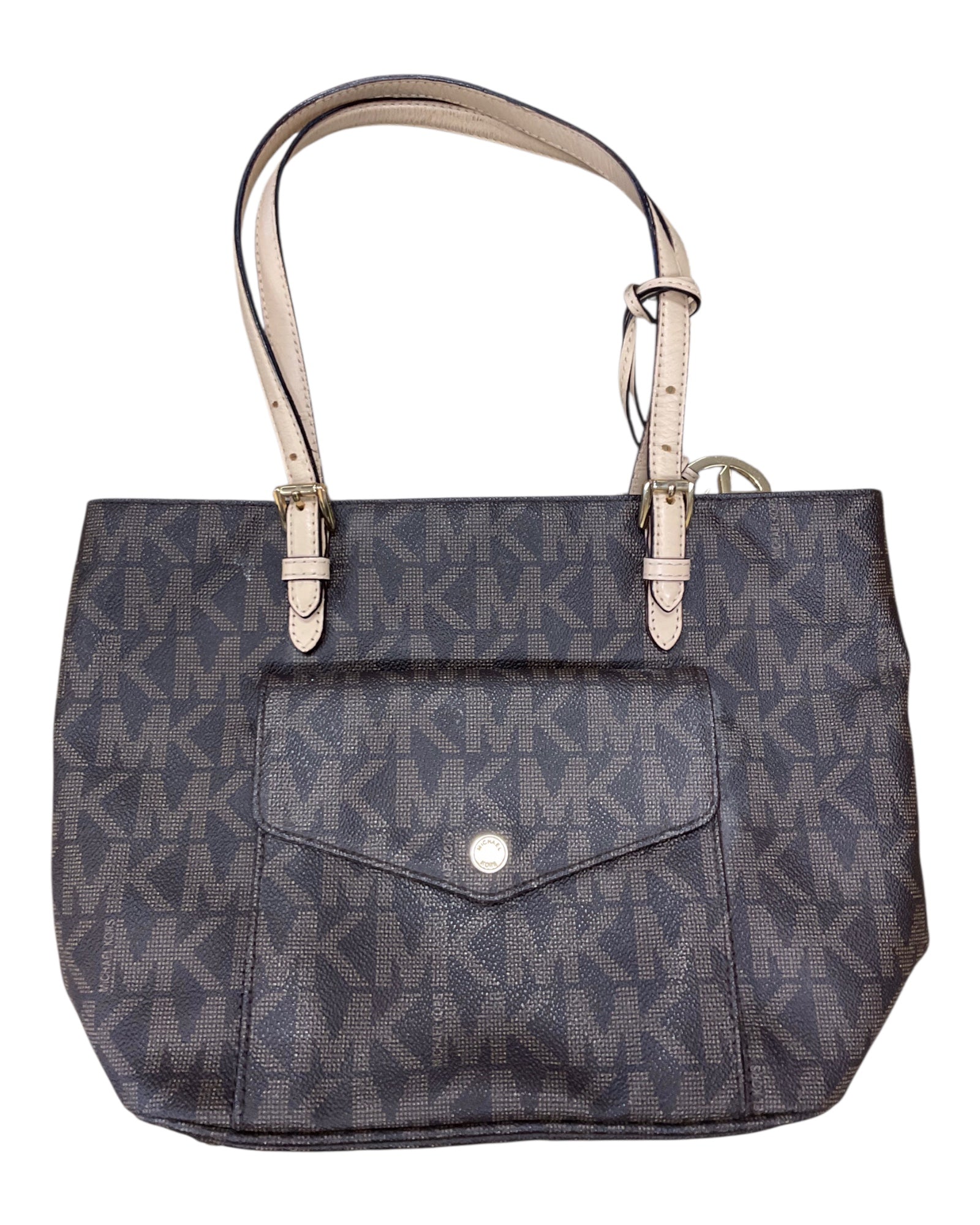 Handbag Designer By Michael Kors In Brown, Size:Medium