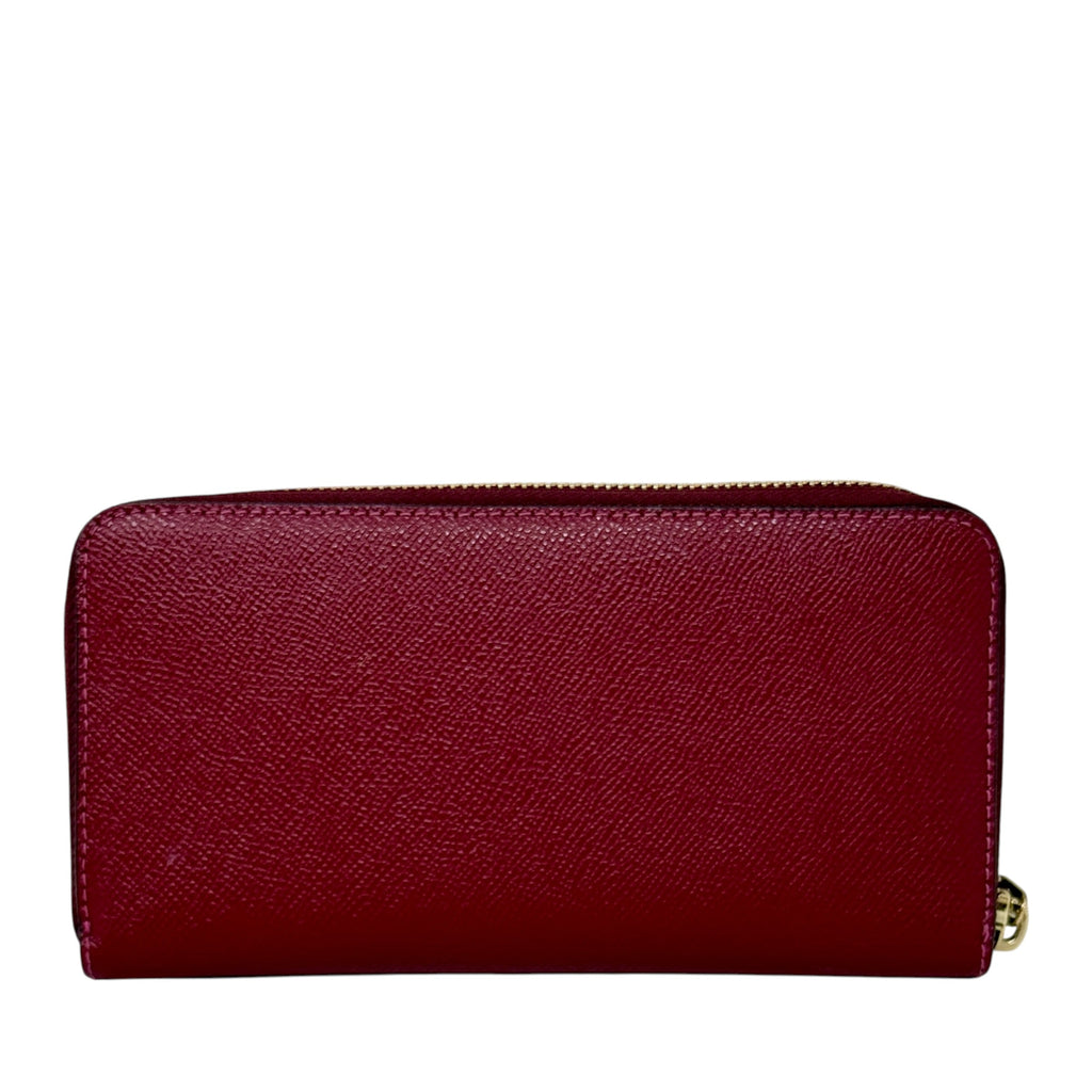 Accordion Zip Wallet In Crossgrain Leather Designer By Coach, Size: Medium