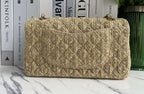 Chanel Rare Raffia Medium Classic