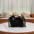 CHANEL Gabrielle Black Gold Limited Edition Handle Style