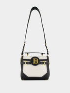 Natural & Black Raffia B-Buzz 23 Bag