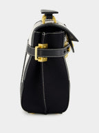 Natural & Black Raffia B-Buzz 23 Bag