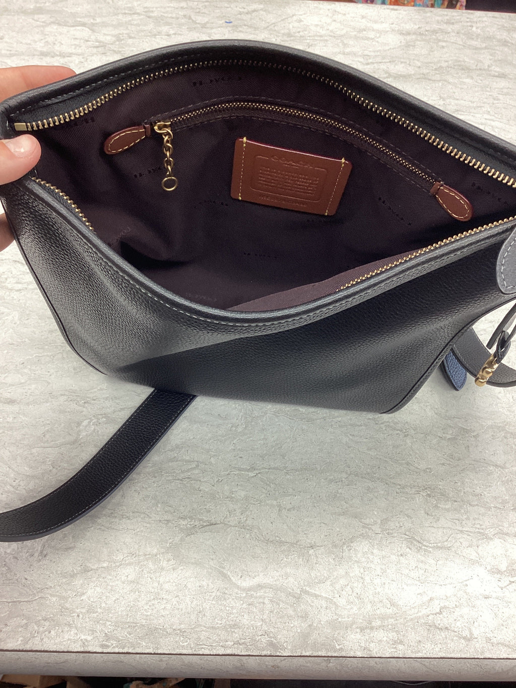 Crossbody Designer By Coach, Size: Large