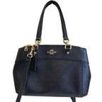 Handbag Designer By Coach In Black, Size:Small