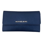Wallet Designer By Michael Kors In Blue, Size:Small