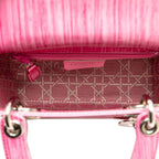 Lady Dior Mini Vintage Patent Pink Bag