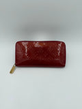 Wallet Luxury Designer By Louis Vuitton In Red, Size:Large