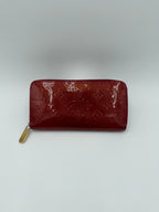 Wallet Luxury Designer By Louis Vuitton In Red, Size:Large
