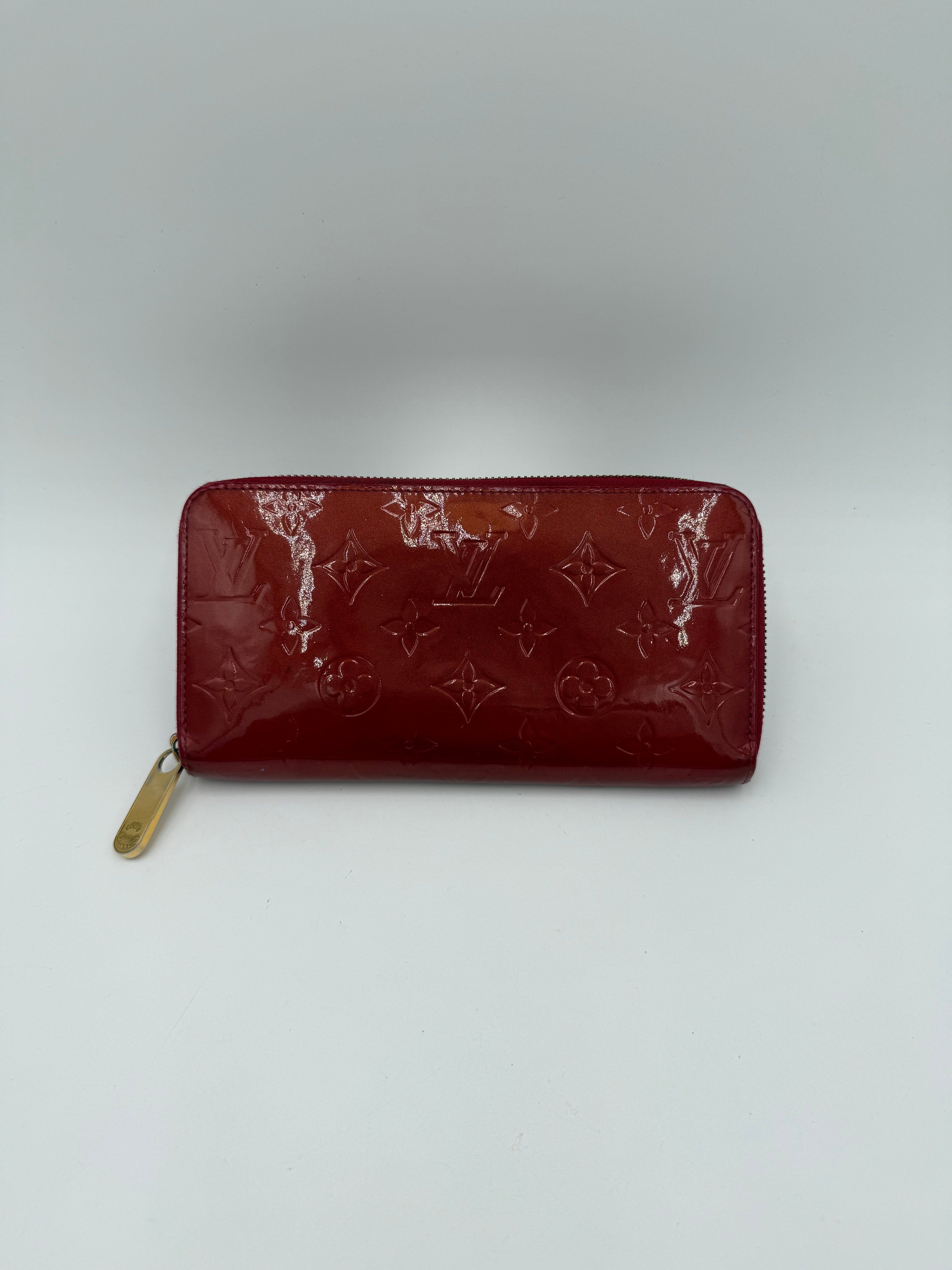 Wallet Luxury Designer By Louis Vuitton In Red, Size:Large