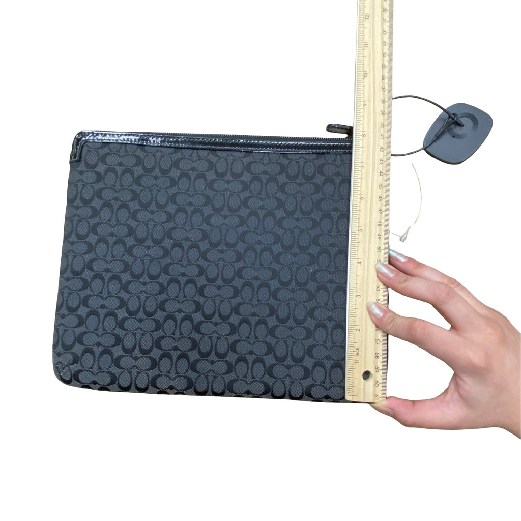 Laptop Sleeve Designer By Coach In Black, Size:Small