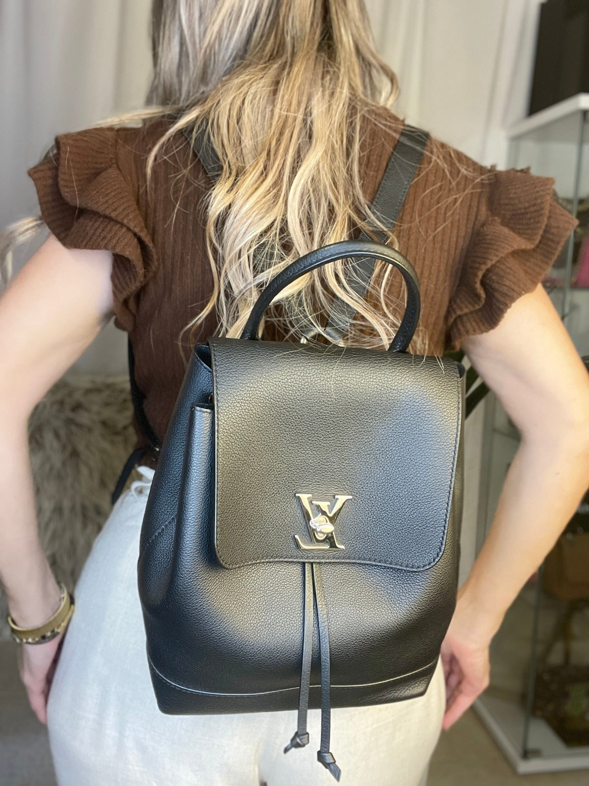 Louis Vuitton Lock Me Backpack Bag