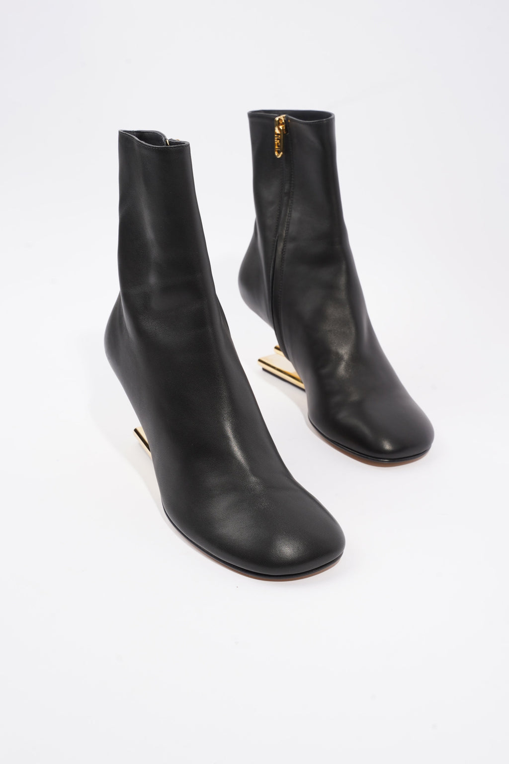 Fendi Fendi First Boots Black Leather EU 39 UK 6
