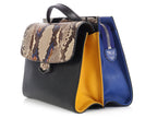 Fendi Color Block Python Demi Jour