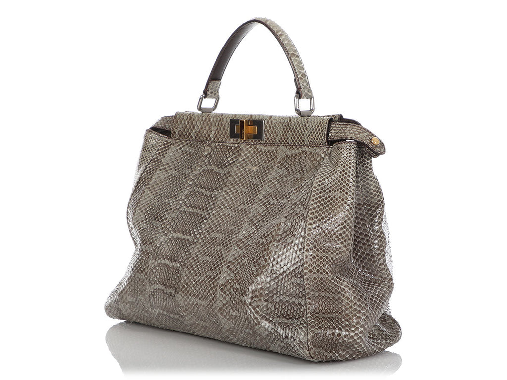 Fendi Large Python Peekaboo