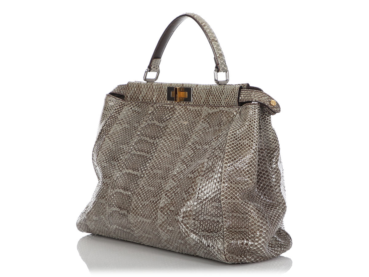 Fendi Large Python Peekaboo