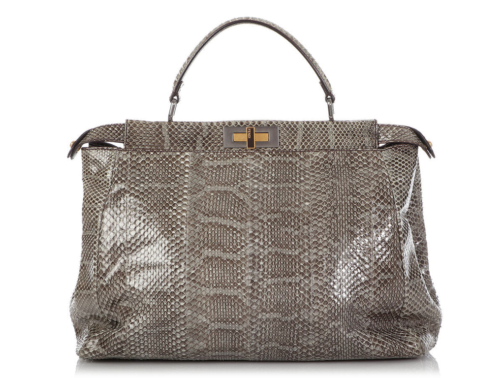 Fendi Large Python Peekaboo