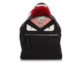 Fendi Medium Black Nylon Monster Backpack