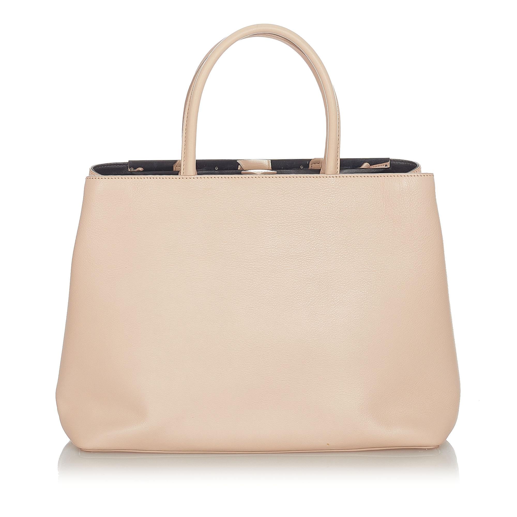 Fendi 2Jours Leather Handbag (SHG-22872)