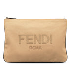 Fendi Canvas Roma Clutch (SHG-oJP68f)