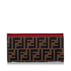 Fendi F is Fendi Zucca Leather Wallet on Chain (SHG-29267)