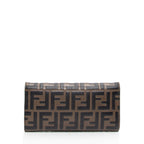 Fendi FF Embossed 1974 Continental Envelope Wallet on Chain (SHF-Vm6c4g)
