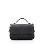 Fendi FF Embossed Calfskin Double Micro Baguette Bag (SHF-yQ8d8d)