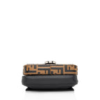 Fendi FF Embossed Calfskin Double Micro Baguette Bag (SHF-yQ8d8d)