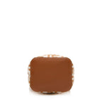 Fendi FF Embossed Calfskin Mon Tresor Mini Bucket Bag (SHF-ubOHeg)