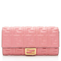 Fendi FF Embossed Calfskin Continental Wallet (SHF-NFEUfq)