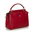 Fendi Large DotCom Leather Satchel (SHG-eJmOzi)
