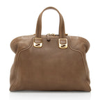 Fendi Leather Chameleon Large Satchel (SHF-18243)