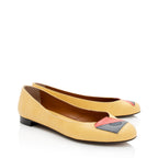 Fendi Leather Monster Ballet Flats - Size 7.5 / 37.5 (SHF-18366)