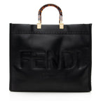Fendi Leather Sunshine Large Shopper Tote (SHF-22666)