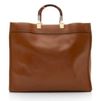 Fendi Leather Sunshine Large Shopper Tote (SHF-H9Z314)