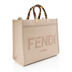 Fendi Leather Sunshine Medium Shopper Tote (SHF-VVIsQc)
