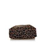 Fendi Leopard Print Nylon Tote Bag (SHG-33837)
