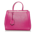 Fendi Medium 2Jours Leather Satchel (SHG-37200)