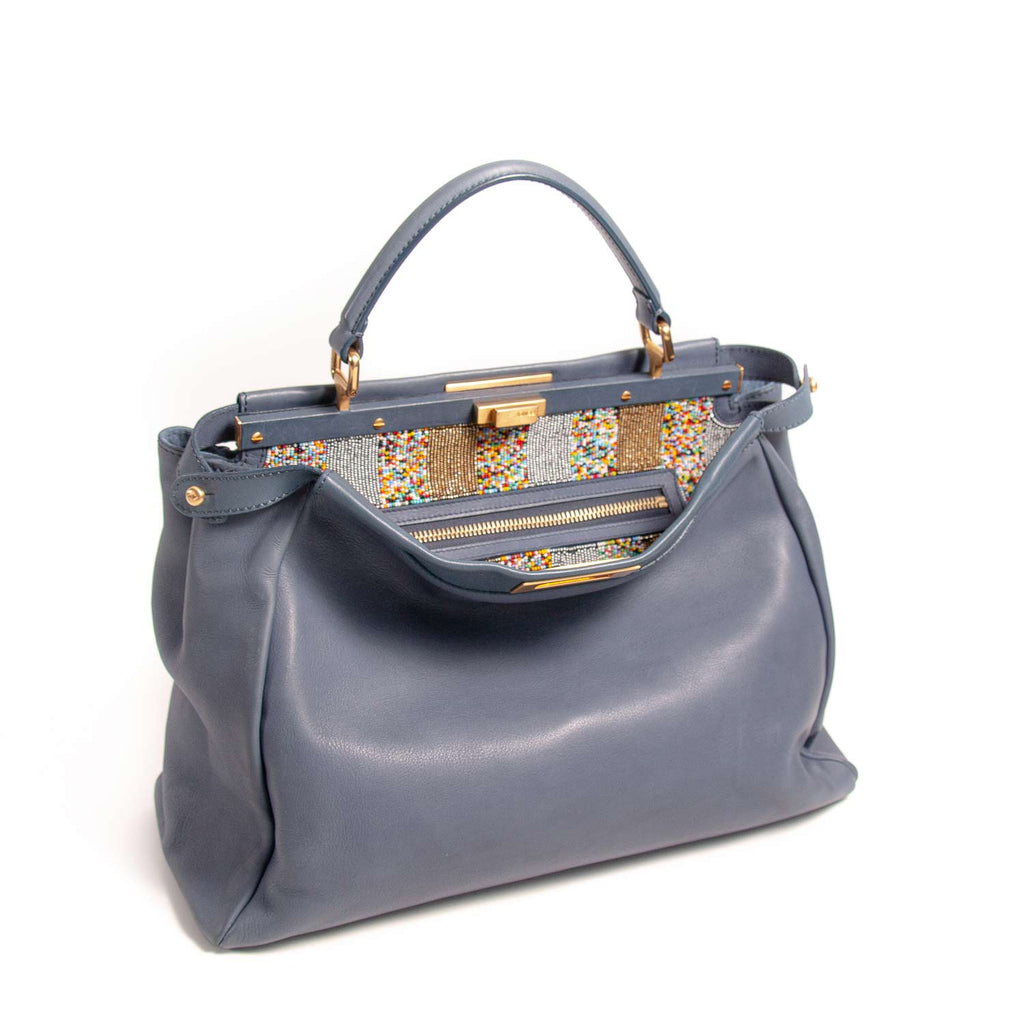 Fendi Large Beaded Peekaboo Bag