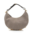 Fendi Fabric Small Fendigraphy Charm Hobo (SHF-23488)