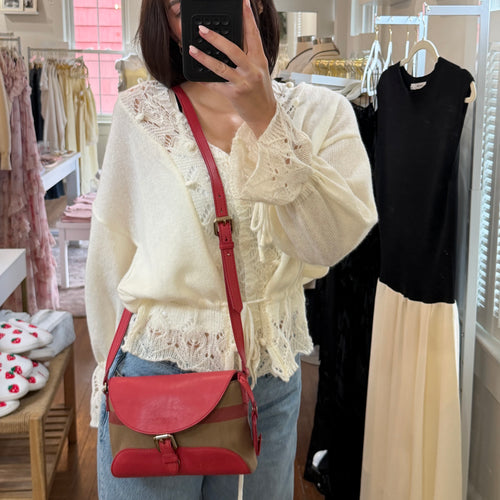 Burberry House Check Henham Leather Crossbody