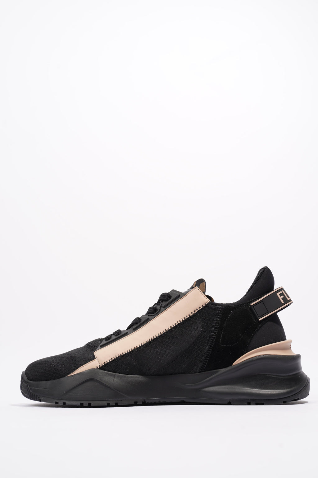 Fendi Flow Sneaker Black / Nude Nylon EU 40 UK 7