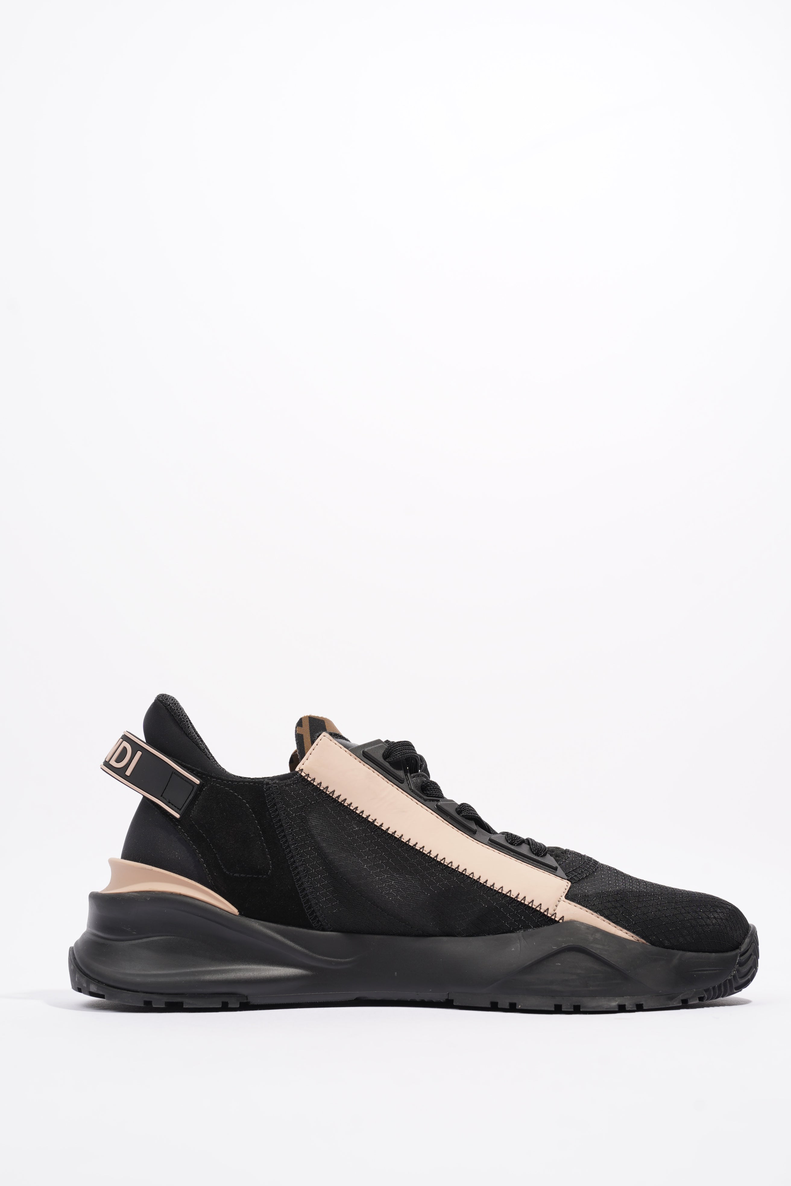 Fendi Flow Sneaker Black / Nude Nylon EU 40 UK 7