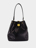Black Pulse Calfskin Leather Backpack
