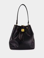 Black Pulse Calfskin Leather Backpack