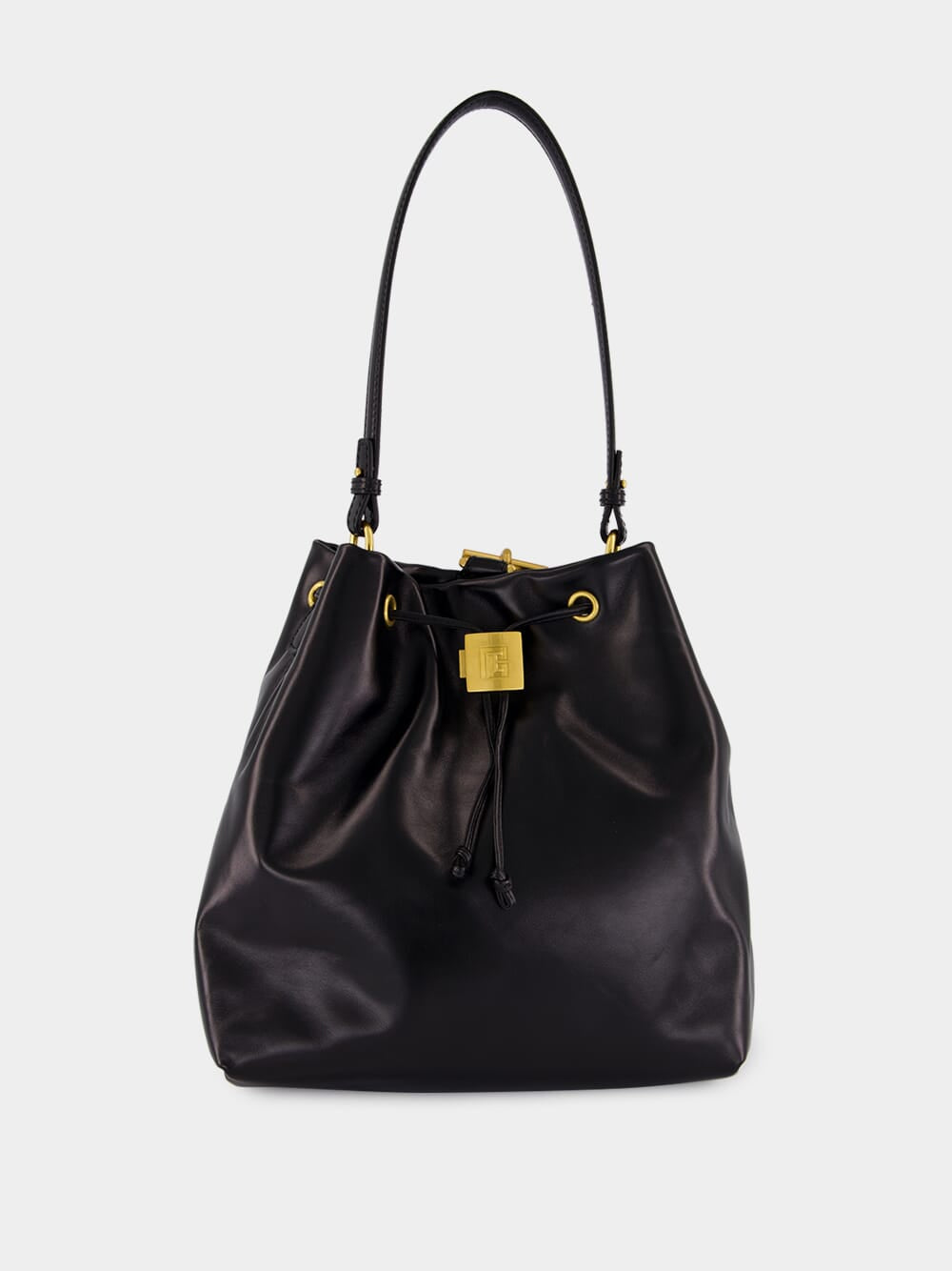 Black Pulse Calfskin Leather Backpack
