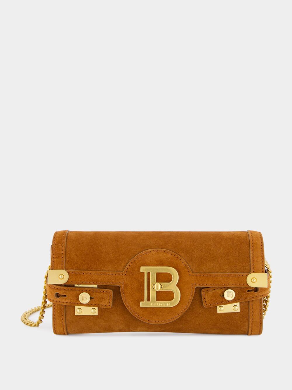 B-Buzz 23 Suede Leather Pouch in Brown