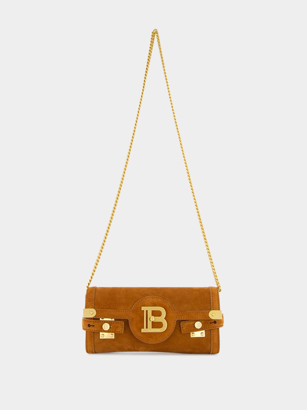 B-Buzz 23 Suede Leather Pouch in Brown