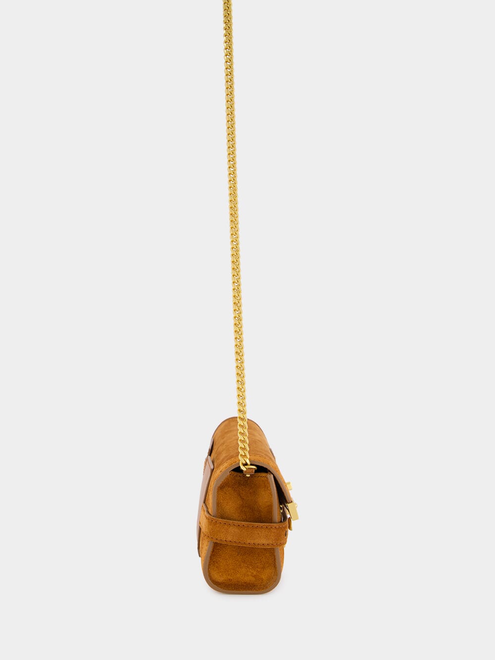 B-Buzz 23 Suede Leather Pouch in Brown